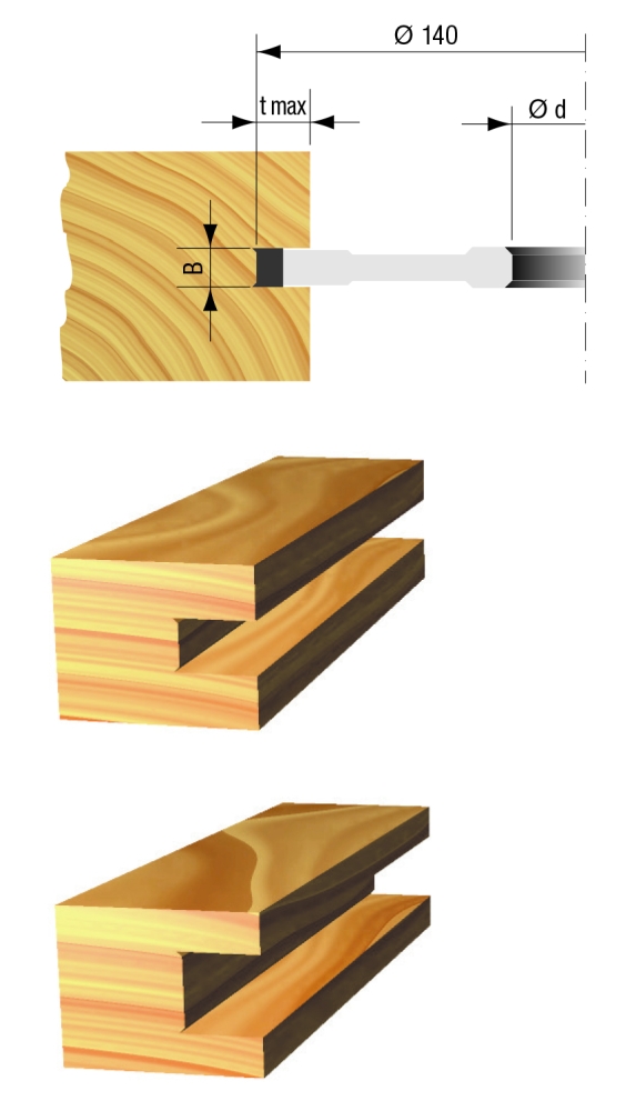 Wendeplatten-Nutfräser 140x6x30xZ=4xV=4